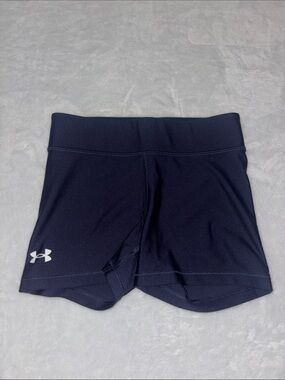 Under Armour Women's Navy Stretch Bike Shorts